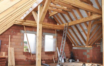 White End attic trusses